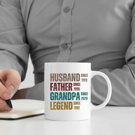 Personalized Grandpa Mug - 11 oz. or 15 oz.