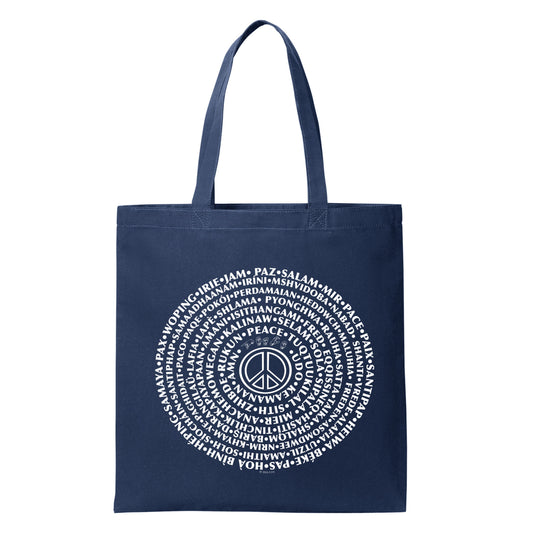 CAN YOU SAY PEACE - Reusable Core Cotton Tote - CAN YOU SAY PEACE LLC
