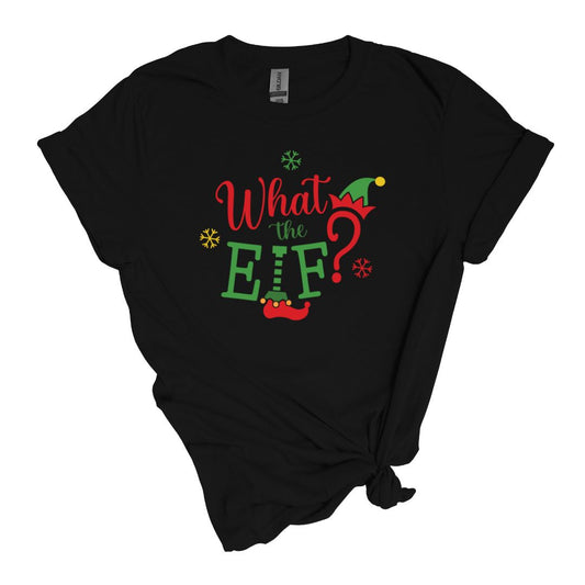What the ELF - T-shirt de style doux adulte ou sweat-shirt Crewneck