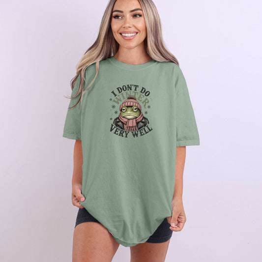 I Don't Do Winter Very Well - Thanksgiving Crew Comfort Colors® T-Shirt