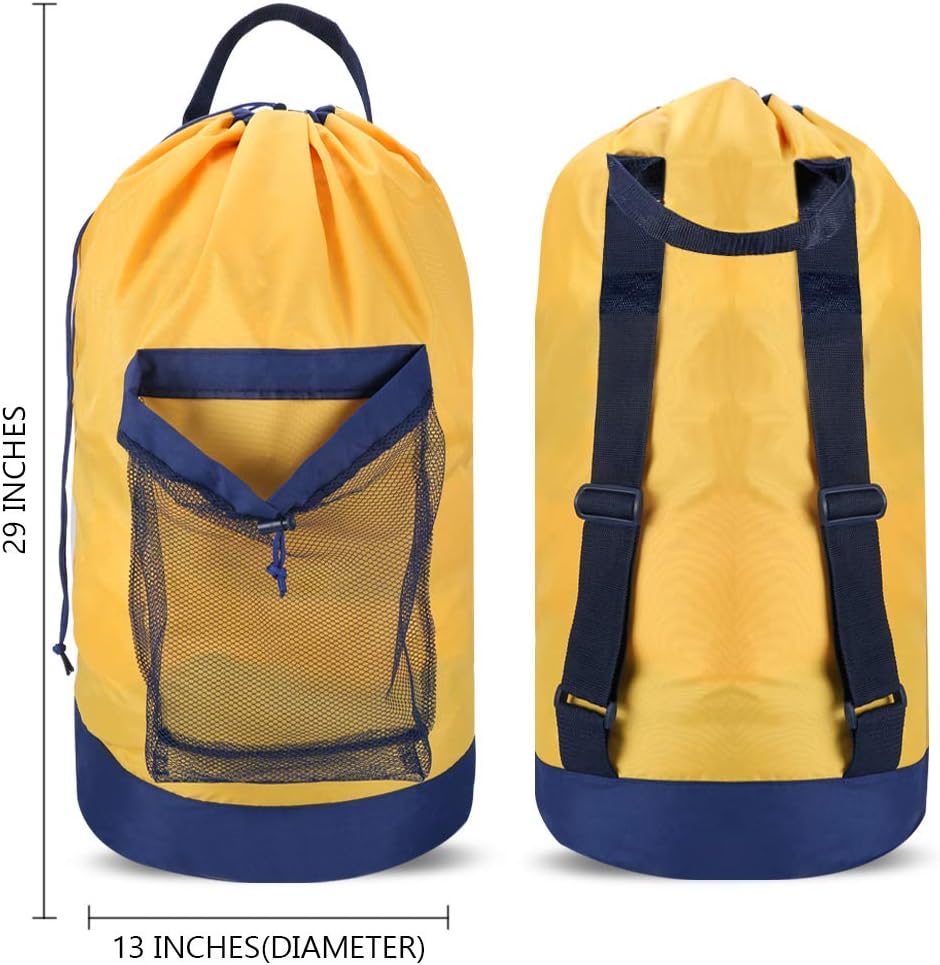 Personalized Laundry Backpack – Durable, Hands-Free & Built for Big Loads