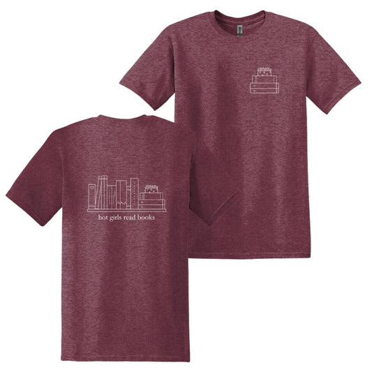 Hot Girls Read Books - Adult Unisex Soft T-shirt