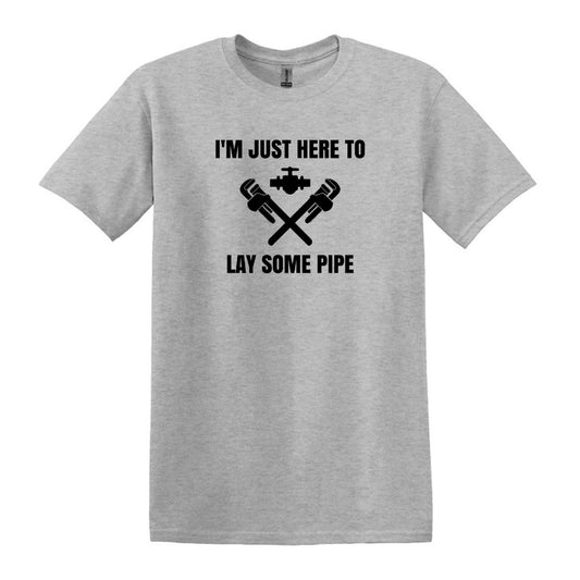 Chemises de plombier drôles - T-shirt en coton lourd Gildan