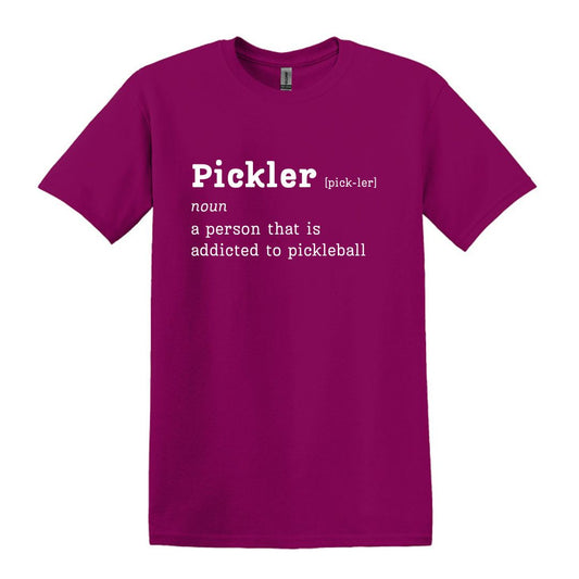 T-Shirt Pickleball - Qu'est-ce qu'un Pickler ? - Coton épais Gildan