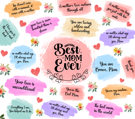 20 oz. Stainless Tumbler - BEST MOM EVER!