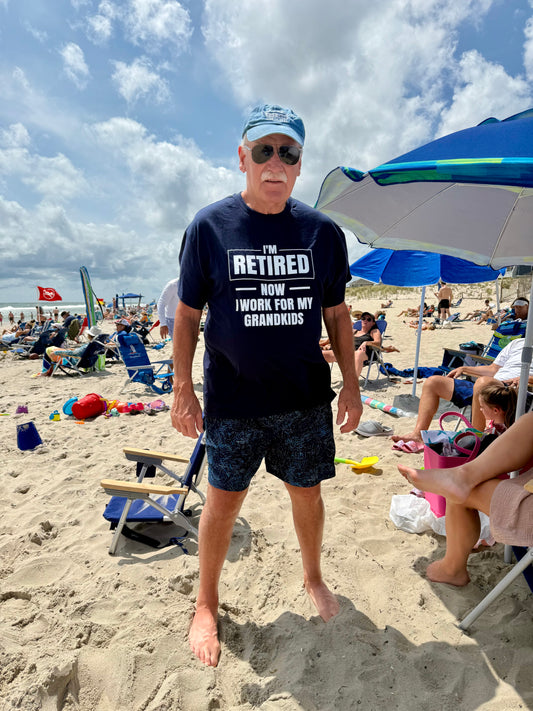 I'm Retired - Now I work for my Grandkids - Comfort Colors ® Heavyweight Ring Spun Tee