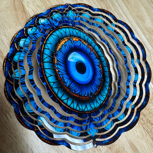 Evil Eye 8" Wind Spinner