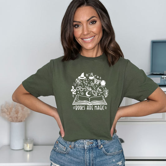 Books are Magic - Adult Soft-style T-shirt