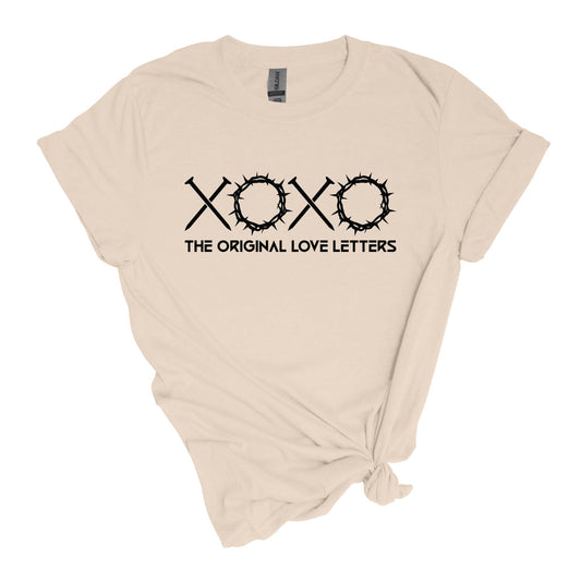 The Original Love Letters - XOXO - Adult Unisex Soft T-shirt