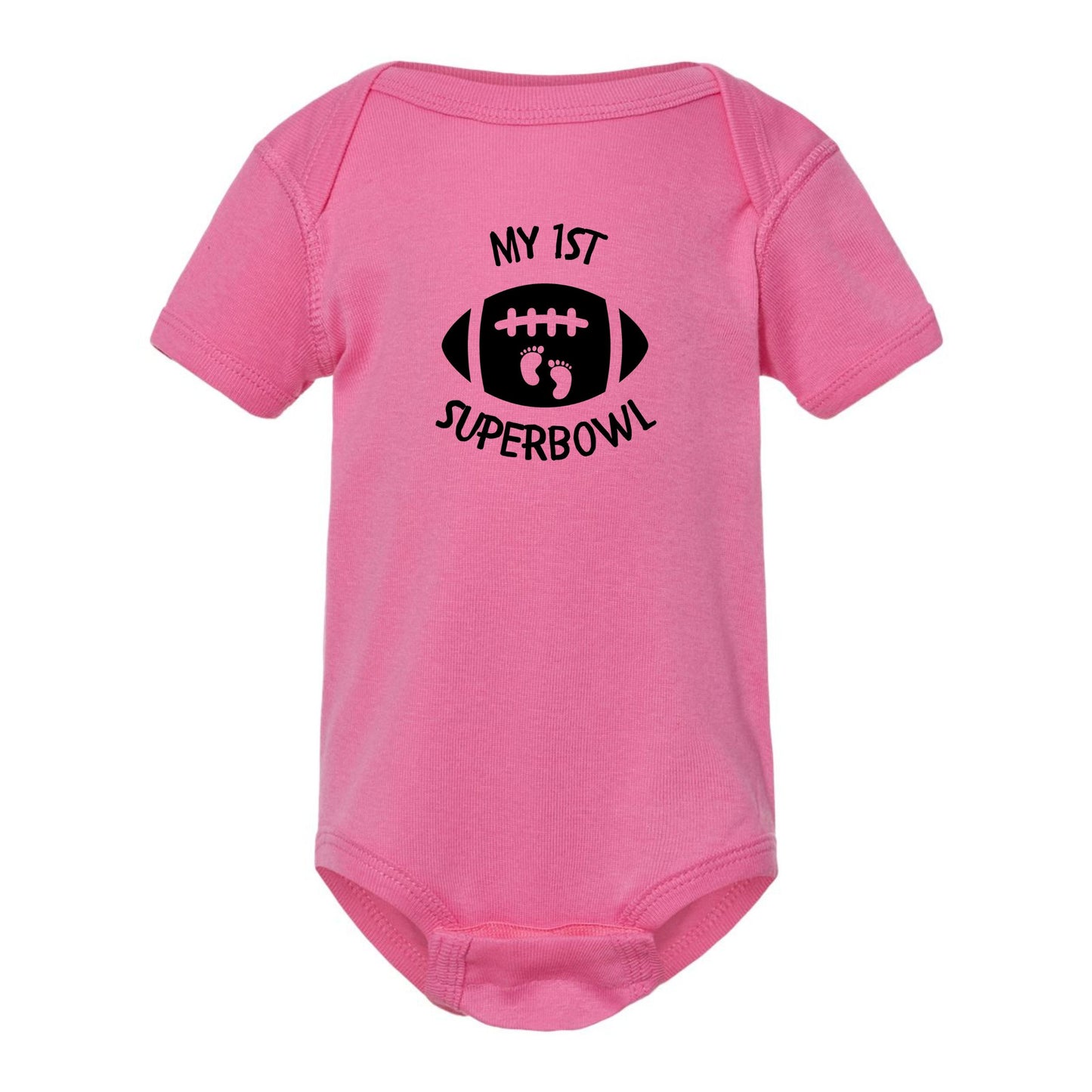 My 1st Superbowl! Infant one-piece Tee