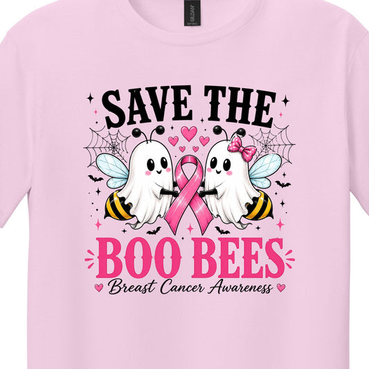 Save the Boo Bees - Breast Cancer Awareness - Gildan Softstyle T-shirt