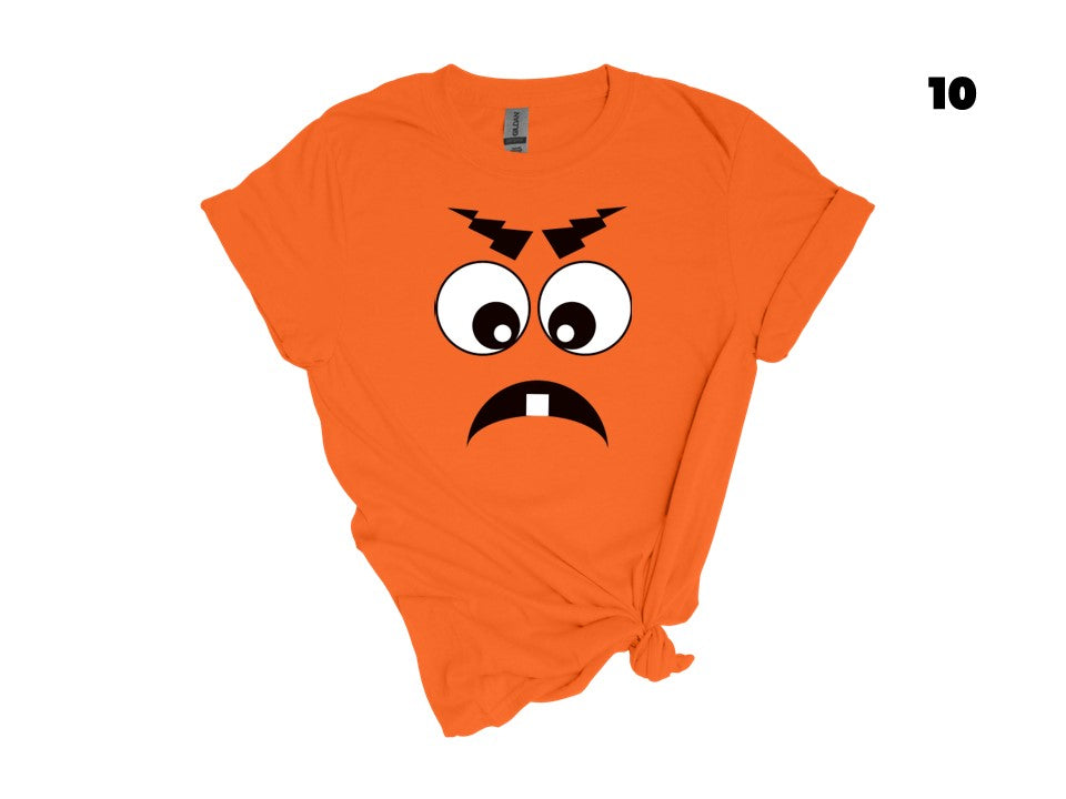 Camisetas de zanahoria espeluznantes