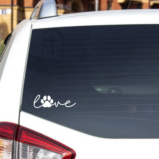 Car window decal - Pets/Animals