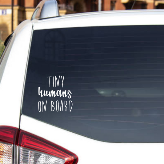 Car window decal - Family