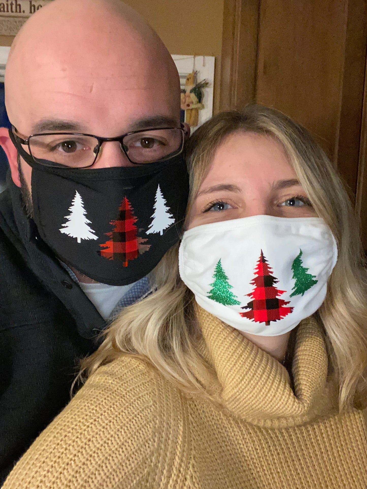 Christmas Tree Face Mask