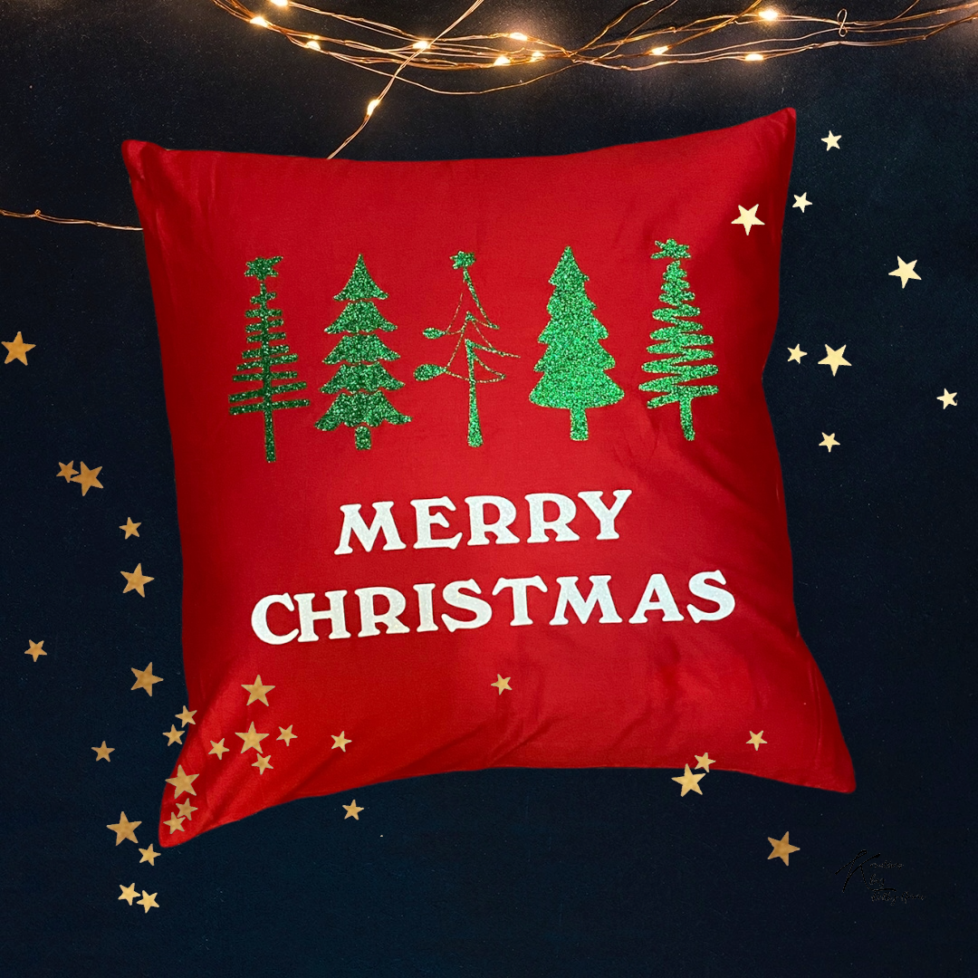 Merry Christmas Pillow Cover