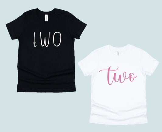 Toddler Birthday Tees