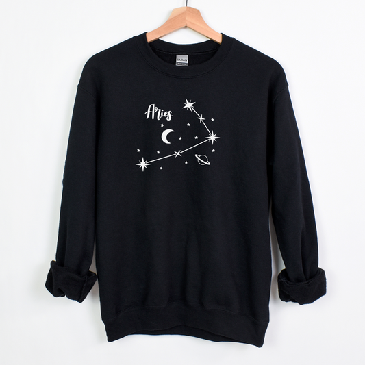 Zodiac T-shirt, Crewneck Sweatshirt or Hoodie - ARIES