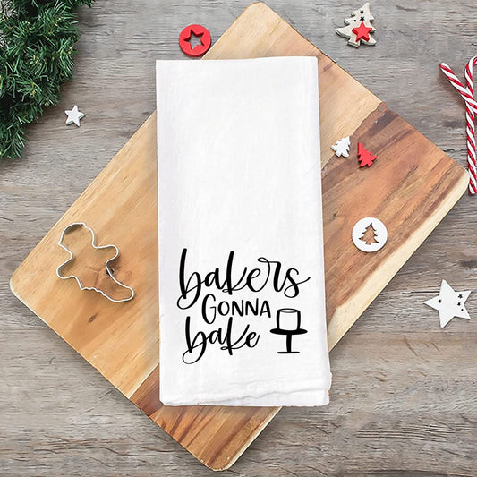 Flour Sack Dish Towels - Baking Collection