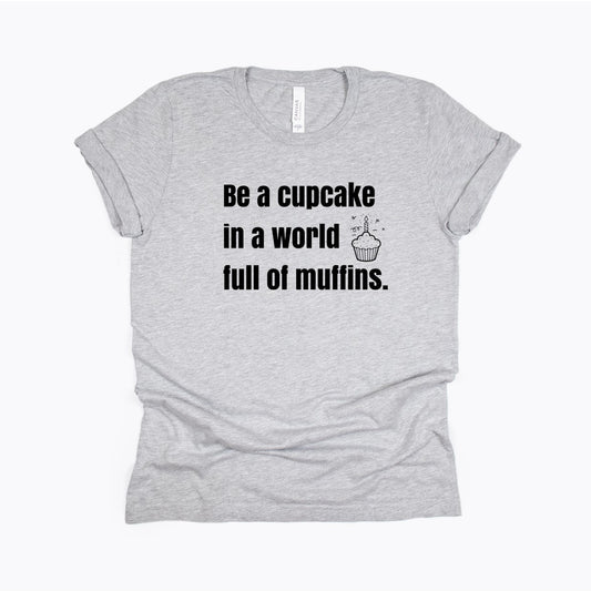 Be a cupcake in a world full of muffins.