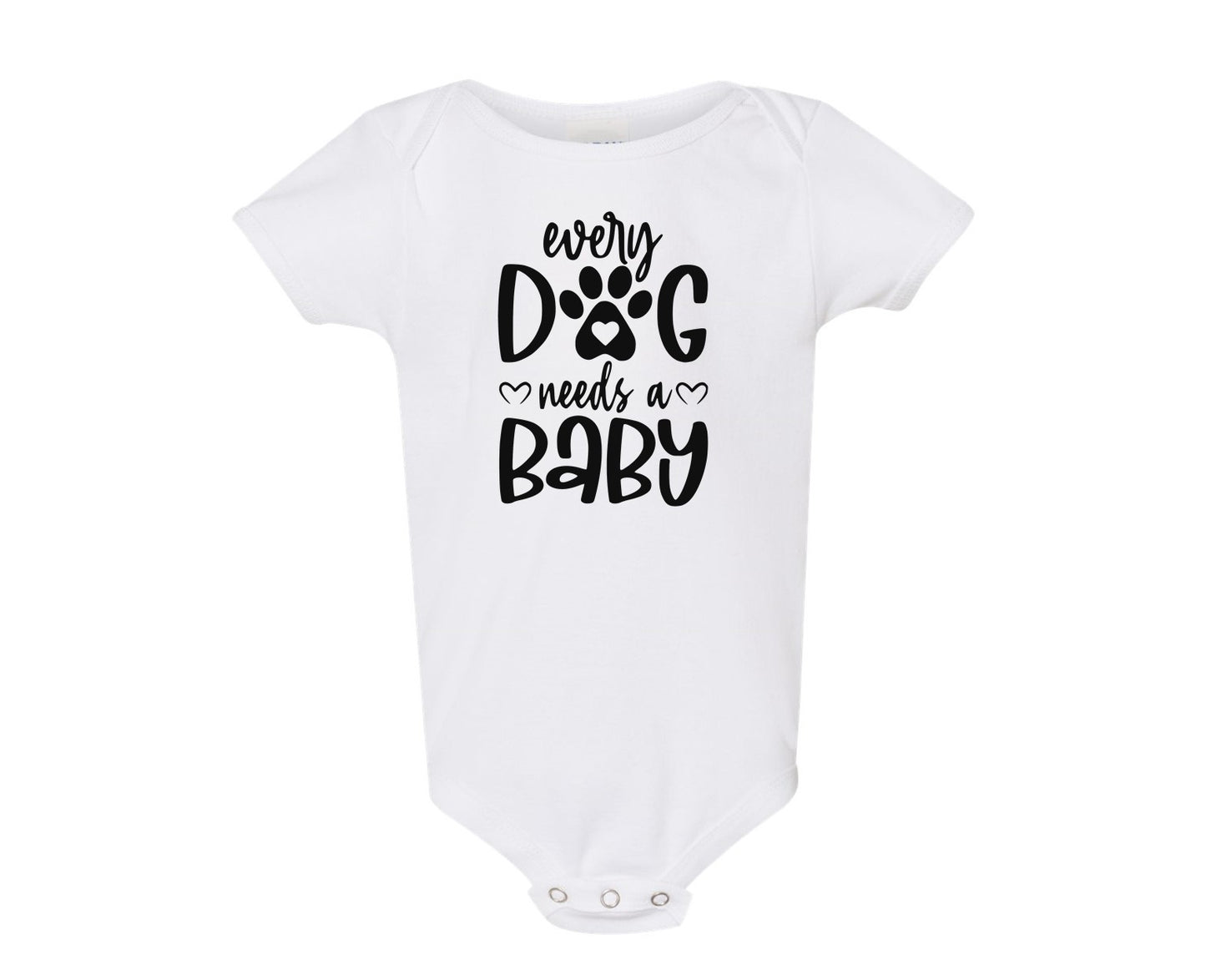 Baby One Piece Bodysuit - Every dog needs a baby