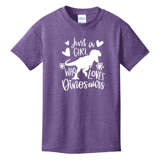 Just a girl who loves Dinosaurs - Youth Tee