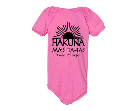 Body de una pieza para bebé - Hakuna Ma's Ta Tas
