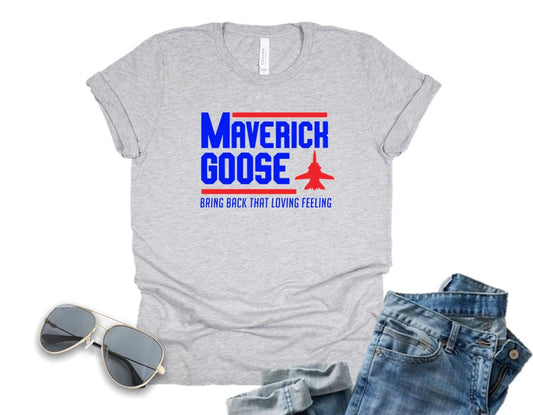 Maverick/Goose - Bring back that loving feeling Tee