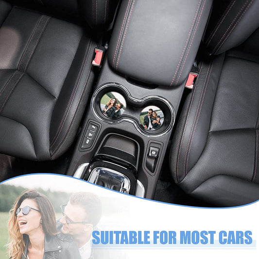 Car Coasters - set of 2 - Cork Board