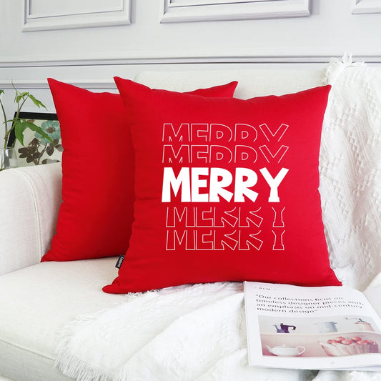 Christmas Throw Pillow Covers