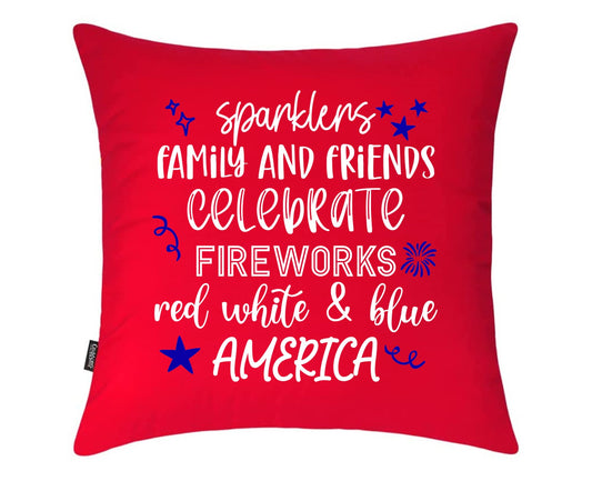 4th of July pillow case cover