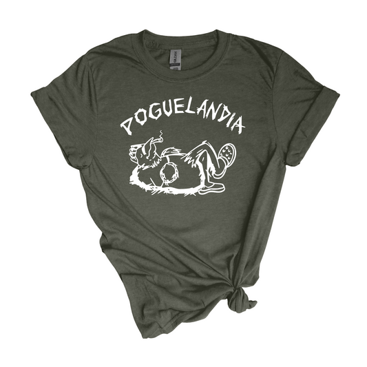 Poguelandia - Camiseta suave unisex para adultos - OBX - Outer Banks