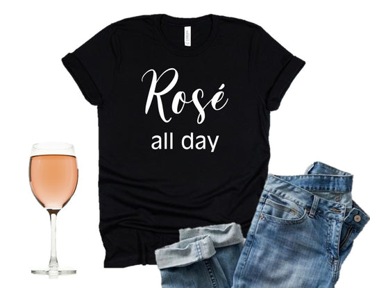 Rose toute la journée Tee