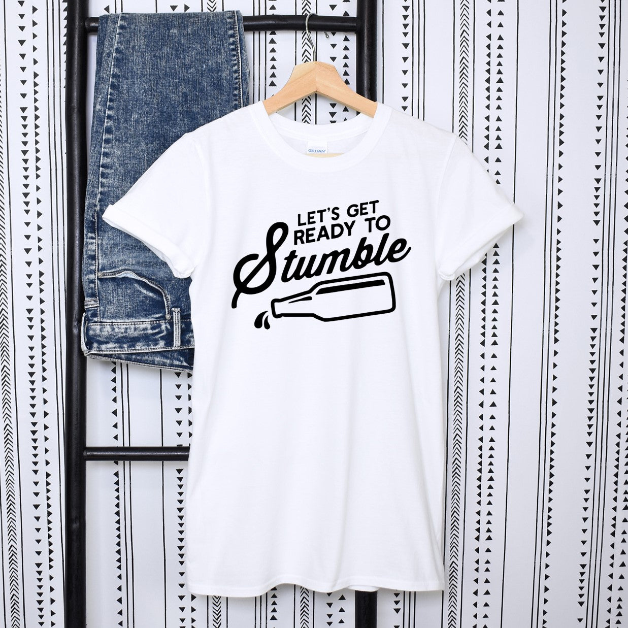 Préparons-nous à trébucher - Chemise drôle pour boire de la bière