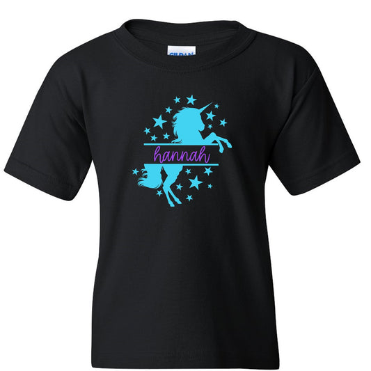 Camiseta Unicornio con Nombre Personalizado