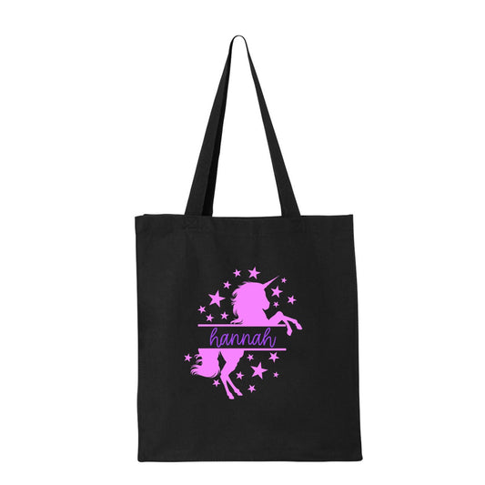 Unicorn Tote Bag - Personalized with Name