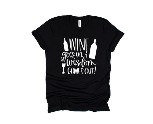 Wine goes in...Wisdom comes out