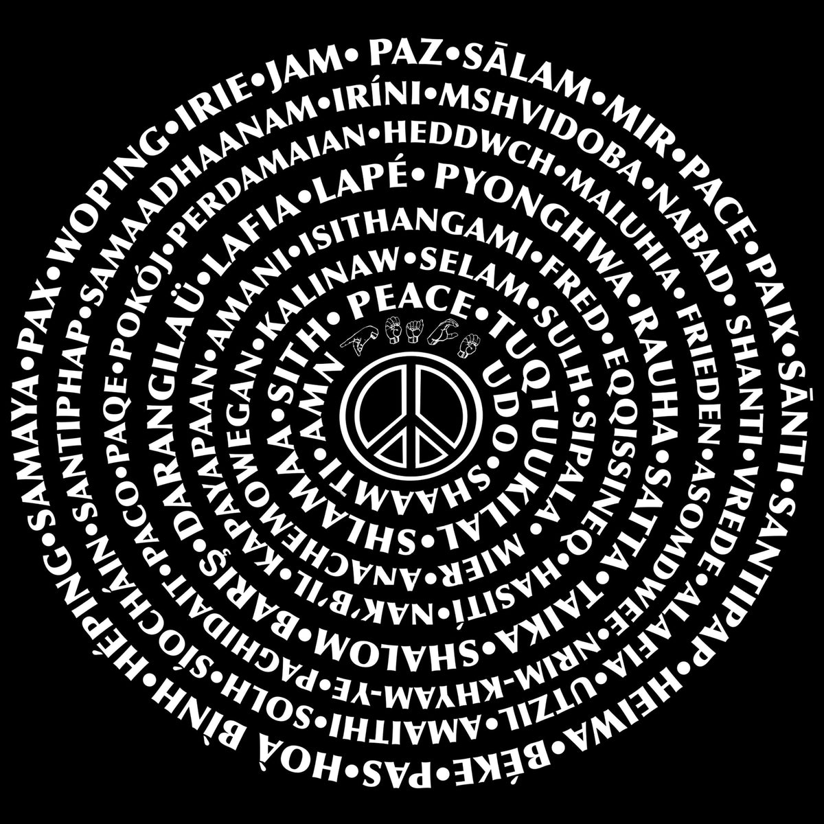 Can you say PEACE - designed by Cynthia NeJame