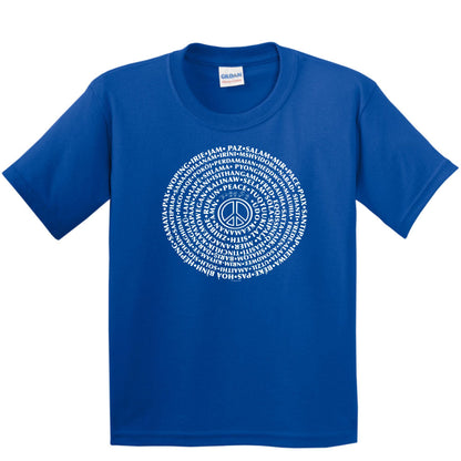 CAN YOU SAY PEACE - Youth Heavy Cotton Short Sleeve T-shirt - CAN YOU SAY PEACE LLC