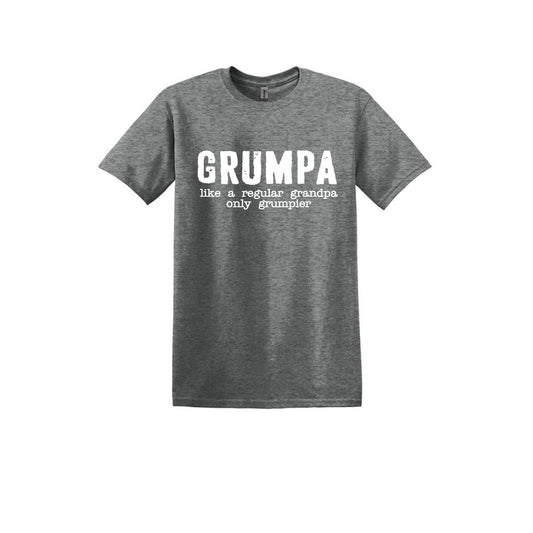 GRUMPA - como un abuelo normal, sólo que más gruñón - ¡Camiseta suave para el abuelo más gruñón! 