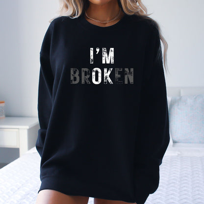 I'M OK | I'M BROKEN - Distressed Graphic Apparel