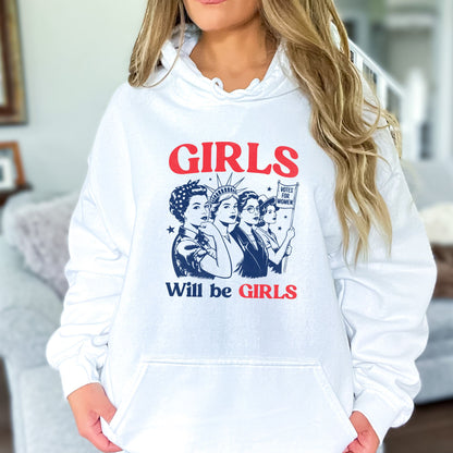 Girls Will Be Girls – Patriotic Graphic T-Shirts & Sweatshirts