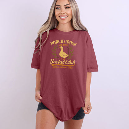 Porch Goose Social Club - Comfort Colors ® Heavyweight Ring Spun T-shirt