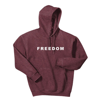 FREEDOM Heavy Cotton Hoodie - Customize with additional add-ons