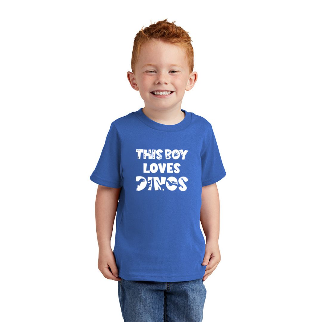 This Boy Loves Dinos - Dinosaur Tee in Toddler and Youth Sizes ...