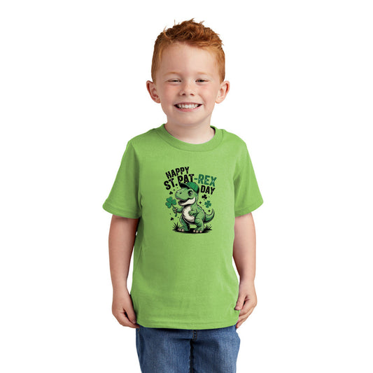 Happy St. Pat-Rex Day - Dinosaur Toddler T-shirt