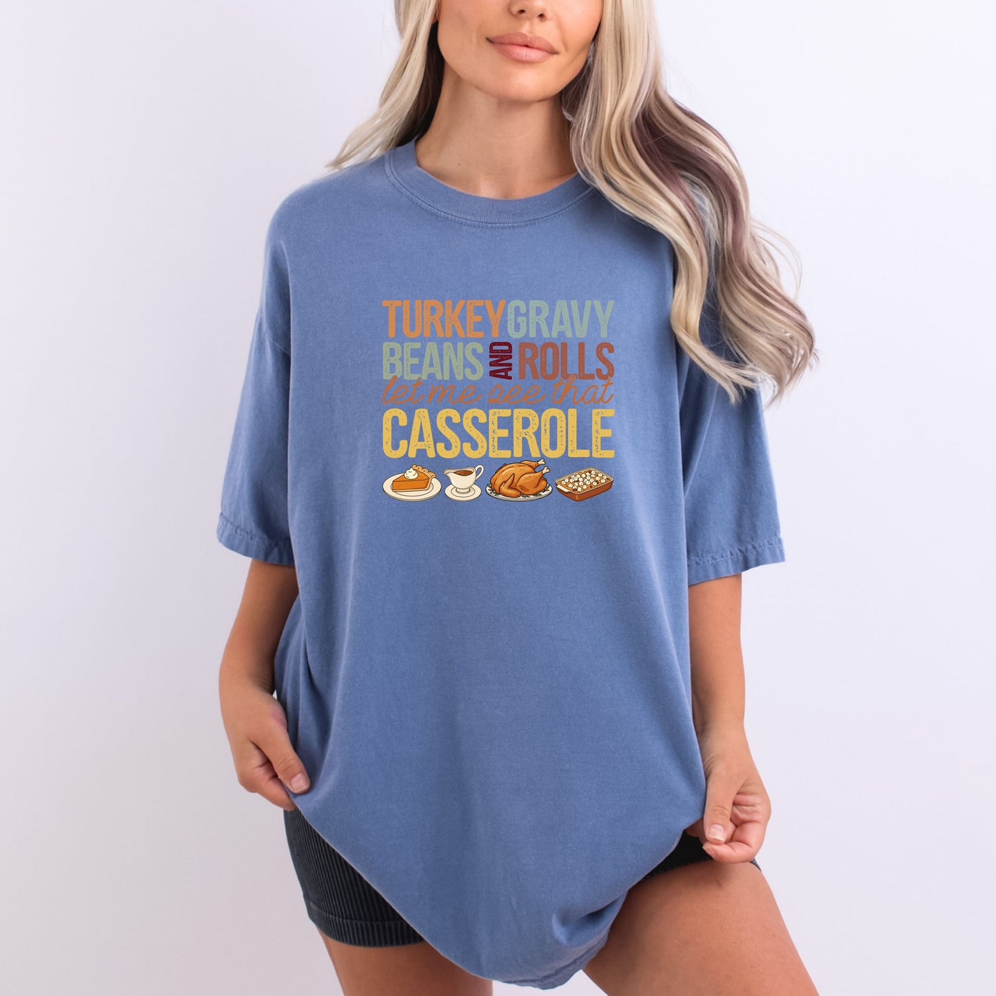 Turkey Gravy Beans and Rolls - Comfort Colors ® Heavyweight Ring Spun Tee