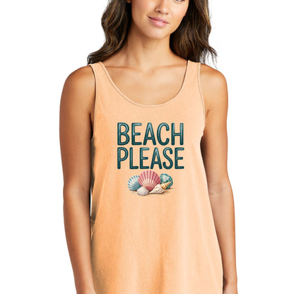 Beach Please - Beach Washed Women's Tank