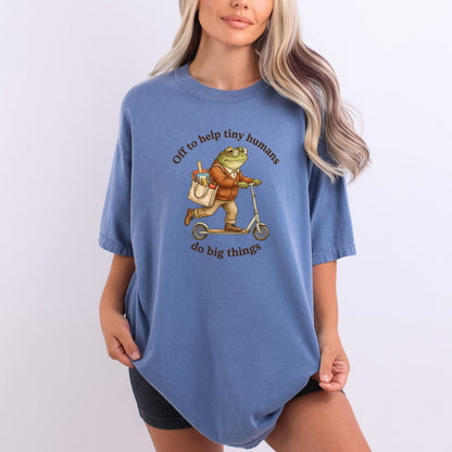 Off to Help Tiny Humans Do Big Things - Comfort Colors ® Heavyweight Ring Spun T-shirt