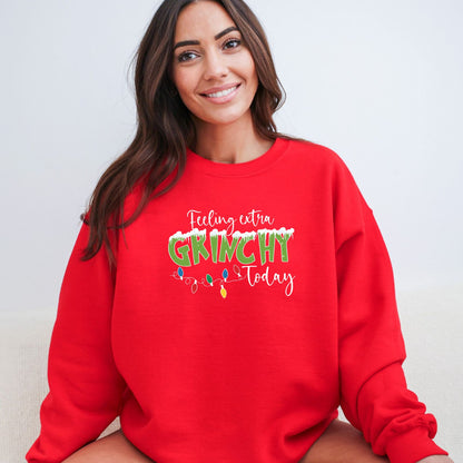 Feeling Extra Grinchy Today - Crewneck Sweatshirt